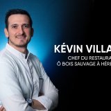 Kévin Villaret, chef au Restaurant Ô Bois Sauvage à Hérémence