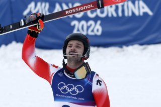 Les larmes de joie de Loïc Meillard.