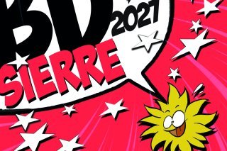 L'affiche du festival de BD Sierre.
